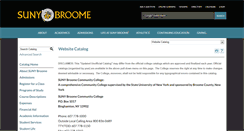 Desktop Screenshot of catalog.sunybroome.edu